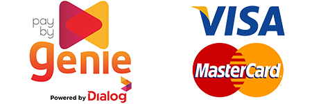 Pay by Genie, Visa and Mastercard